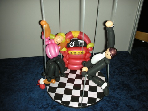 60s juke box and rock dancers